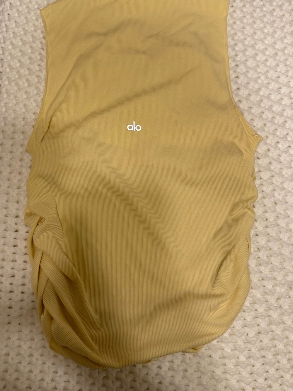 ALO Ribbed En Pointe tank - Picture 5 of 5
